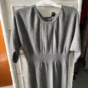 Grey cashmere dress